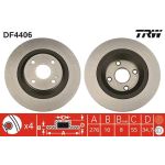 83 482 024 Bremsscheibe HA DF4406 83 482 024 Bremsscheibe HA DF4406