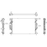 Kühler, Motorkühlung 59284 Kühler, Motorkühlung 59284