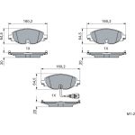 Bremsbelag 0 986 495 347 Bremsbelag 0 986 495 347