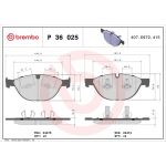 BREMBO Bremsklötze VA P 36 025 BREMBO Bremsklötze VA P 36 025