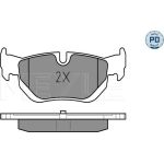 Bremsbelagsatz Bmw T. E87/90/91/92 05 025 239 2617/PD Bremsbelagsatz Bmw T. E87/90/91/92 05 025 239 2617/PD