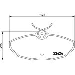 BREMBO Bremsklötze HA P 36 013