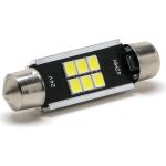 LED Soffitte C10W 42mm SV8,5-8 6x 2835 24V SMD Weiß LED Soffitte C10W 42mm SV8,5-8 6x 2835 24V SMD Weiß