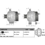 DENSO Generator DAN1016 DENSO Generator DAN1016
