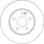 TRW Bremsscheibe Mercedes-Benz W245 B-Klasse DF4454 TRW Bremsscheibe Mercedes-Benz W245 B-Klasse DF4454