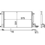 MAHLE Kondensator, Klimaanlage AC 566 000P MAHLE Kondensator, Klimaanlage AC 566 000P