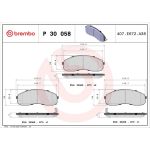 BREMBO Bremsklötze VA P 30 058 BREMBO Bremsklötze VA P 30 058