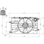 Lüfter Motorkühlung 47878 Lüfter Motorkühlung 47878
