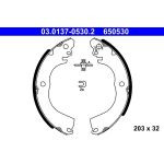 Bremsbackensatz 03.0137-0530.2 Bremsbackensatz 03.0137-0530.2