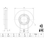 Bremsscheibe VA 0 986 479 D81 Bremsscheibe VA 0 986 479 D81