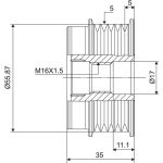 Valeo Lichtmaschinenfreilauf 588008 Valeo Lichtmaschinenfreilauf 588008
