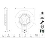 Bremsscheibe 0 986 479 H39 Bremsscheibe 0 986 479 H39