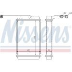 Nissens Heizungskühler PKW 71757 Nissens Heizungskühler PKW 71757