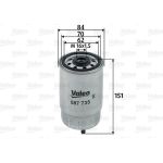 VALEO Kraftstofffilter 587735 VALEO Kraftstofffilter 587735