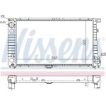 Nissens Wasserkühler PKW 60744A Nissens Wasserkühler PKW 60744A