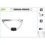 VALEO 850848 Fensterheber VALEO 850848 Fensterheber