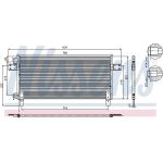 Nissens Klimakondensator LKW 94681 Nissens Klimakondensator LKW 94681
