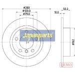 Japanparts Bremsscheibe DP-0134C Japanparts Bremsscheibe DP-0134C