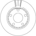 Bremsscheibe Vw T. A4 S4 95-00 DF4210 Bremsscheibe Vw T. A4 S4 95-00 DF4210