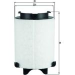 MAHLE Luftfilter LX 1566/1 MAHLE Luftfilter LX 1566/1