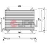 JPN Kondensator, Klimaanlage 60C9089-JPN JPN Kondensator, Klimaanlage 60C9089-JPN