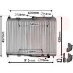 Van Wezel Motorkühler 18002440 Van Wezel Motorkühler 18002440