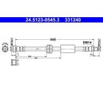 ATE Bremsschlauch 24.5123-0545.3 ATE Bremsschlauch 24.5123-0545.3