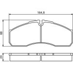 Bosch Bremsbelagsatz 0 986 494 266 Bosch Bremsbelagsatz 0 986 494 266