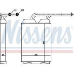 Nissens Heizungskühler PKW 73349 Nissens Heizungskühler PKW 73349