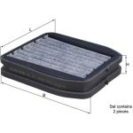 MAHLE Innenraumfilter LKK 165/S, mit 4-Zonen Klimaautomatik, Aktivkohlefilter, 139 x 214 x 40,3 mm – u. a. für Mercedes-Benz E-Klasse (W211), Mercedes-Benz E-Klasse T-Modell (S211) – OE Nummer 2118300818 - l MAHLE Innenraumfilter LKK 165/S, mit 4-Zonen Klimaautomatik, Aktivkohlefilter, 139 x 214 x 40,3 mm – u. a. für Mercedes-Benz E-Klasse (W211), Mercedes-Benz E-Klasse T-Modell (S211) – OE Nummer 2118300818 - l