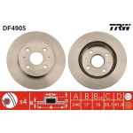 Bremsscheibe Daihatsu P. Copen/Sirion 05 DF4905 Bremsscheibe Daihatsu P. Copen/Sirion 05 DF4905