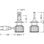 LEDriving HL BRIGHT H7/H18 64210DWBRT-2HFB