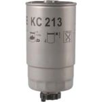 KC 213 MAHLE Kraftstofffilter KC 213, Anschraubfilter, Höhe 169,2 mm – u. a. für Alfa Romeo 147 (937_), 156 (932_), 156 Sportwagon (932_) – OE Nummer 0077362339 - l KC 213 MAHLE Kraftstofffilter KC 213, Anschraubfilter, Höhe 169,2 mm – u. a. für Alfa Romeo 147 (937_), 156 (932_), 156 Sportwagon (932_) – OE Nummer 0077362339 - l