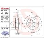 Brembo Bremsscheibe Hinterachse 09.9914.11