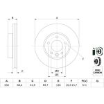 Bremsscheibe VA li 0 986 479 248 Bremsscheibe VA li 0 986 479 248