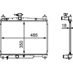 MAHLE Kühler, Motorkühlung CR 539 000S