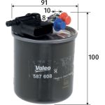 Valeo Kraftstofffilter 587608