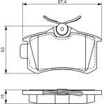 0 986 494 520 Bosch Bremsbelagsatz 0 986 494 520 0 986 494 520 Bosch Bremsbelagsatz 0 986 494 520