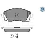 Bremsbelagsatz Opel P. Corsa C/Combo 01 025 232 2517/PD Bremsbelagsatz Opel P. Corsa C/Combo 01 025 232 2517/PD