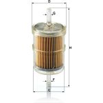 Mann & Hummel Kraftstofffilter PKW WK 43/12 (10) Mann & Hummel Kraftstofffilter PKW WK 43/12 (10)