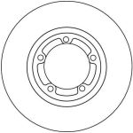 Bremsscheibe Mitsubishi P. Space Zahnradfelge 14 DF4102 Bremsscheibe Mitsubishi P. Space Zahnradfelge 14 DF4102