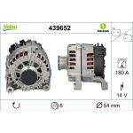 Valeo Lichtmaschine 439652 Valeo Lichtmaschine 439652