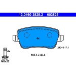 Bremsbelagsatz Fiat T. Croma 1.8-2.2 16V/1.9-2.4D 05-10 13.0460-3825.2 Bremsbelagsatz Fiat T. Croma 1.8-2.2 16V/1.9-2.4D 05-10 13.0460-3825.2