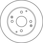 Bremsscheibe Honda T. Accord 98- 4Open DF7249 Bremsscheibe Honda T. Accord 98- 4Open DF7249