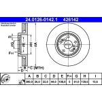 ATE Bremsscheibe 24.0126-0142.1