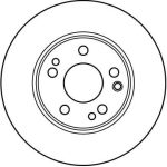 TRW Bremsscheibe DF2608 TRW Bremsscheibe DF2608