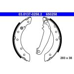 ATE Bremsbacken 03.0137-0258.2 ATE Bremsbacken 03.0137-0258.2