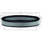 MAHLE Luftfilter LX 716 MAHLE Luftfilter LX 716