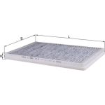 MAHLE Filter, Innenraumluft LAK 81 MAHLE Filter, Innenraumluft LAK 81