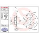 Bremsscheibe VA Xtra 09.9077.1X Bremsscheibe VA Xtra 09.9077.1X